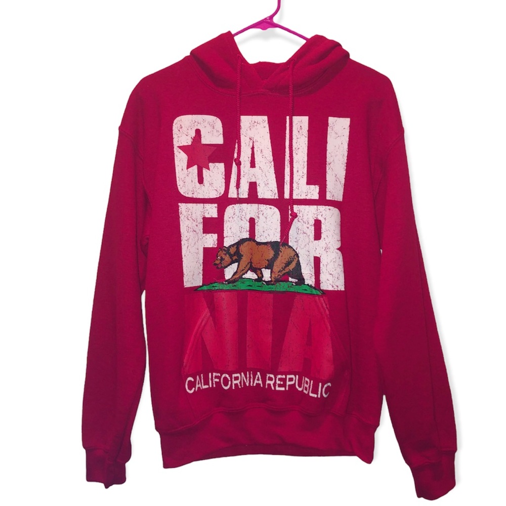 California Red Hoodie